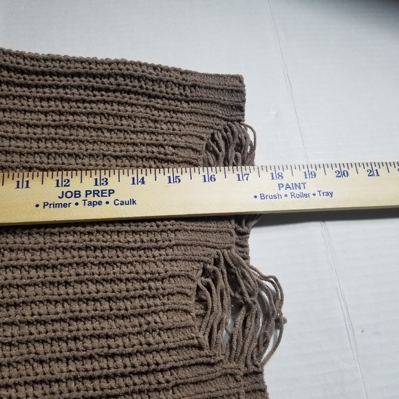 PINK ROSE BROWN CROPPED SWEATER SIZE MEDIUM - Picture 7 of 14